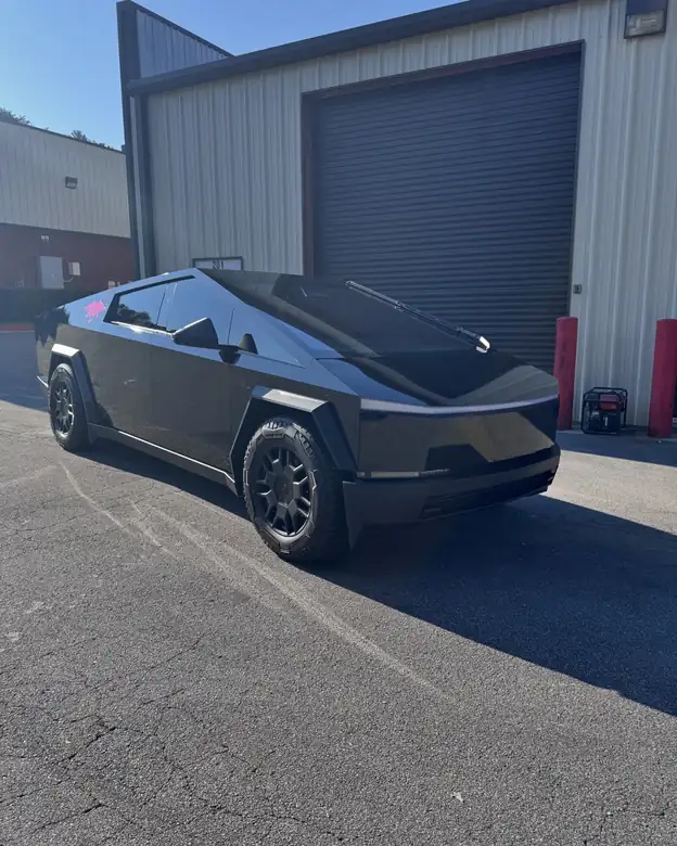 Tesla Cybertruck with ceramic coating